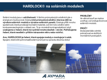 Matice HARDLOCK®, nejodolnější samo-pojistná matice na světě!